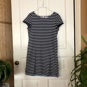 Loft Striped Knit Dress